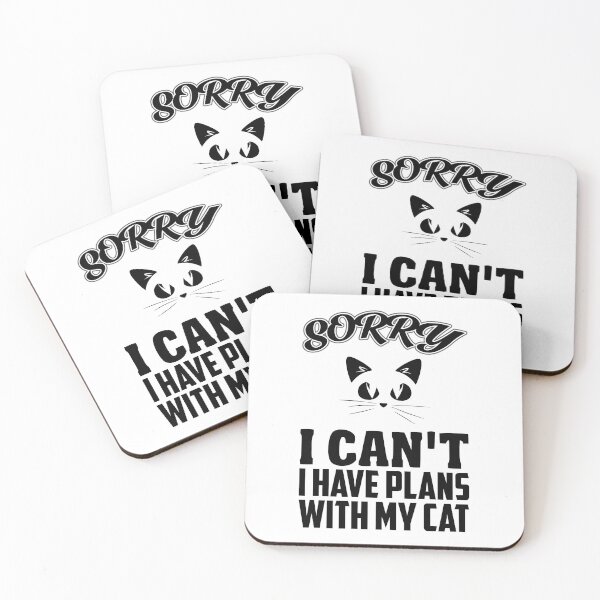 Item preview, Sorry I Can't I Have Plans With My Cat : gift for cat lover designed and sold by charaf19.