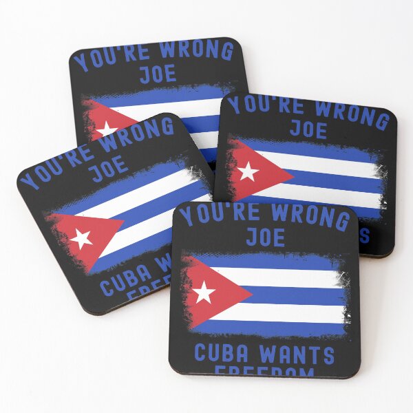 Item preview, You're Wrong Joe Cuba Wants Freedom Cuban Flag  designed and sold by ExpressWayFour.
