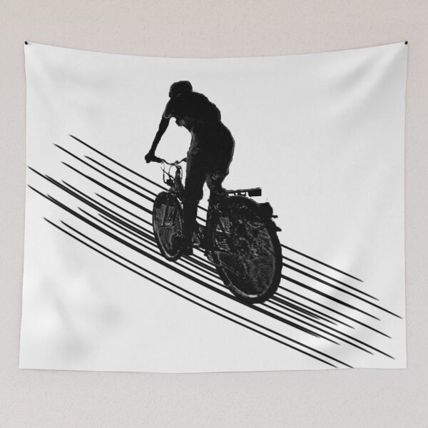 Item preview, Cyclist on the road designed and sold by Zip-Zup.