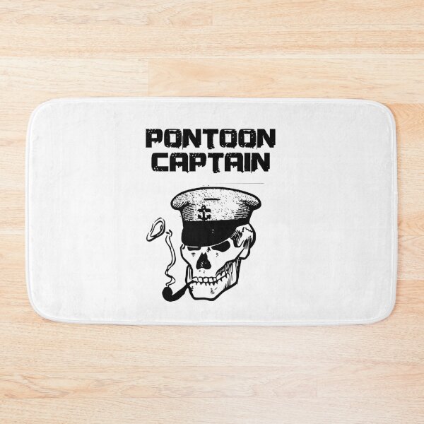 Item preview, Pontoon captain Funny skeleton skull illustration | Gifts for pontoon owners | Halloween designed and sold by Violet Treasures.
