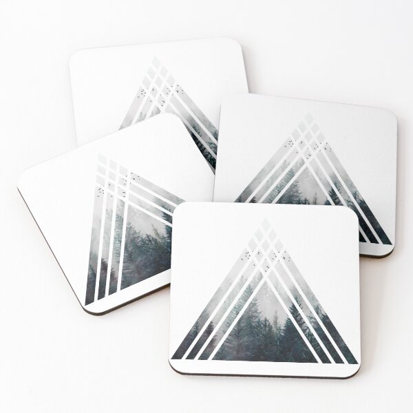 Item preview, Misty Forest Triangles designed and sold by TECHTiFY.