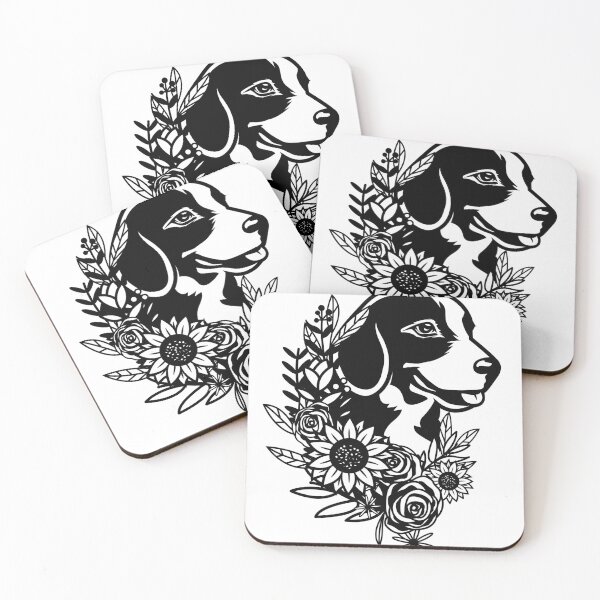 Item preview, bealge floral dog:Dog Owner Gift, Bealge Lovers Gift, designed and sold by charaf19.