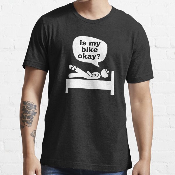Item preview, Funny Is My Bike Okay? Cool Helmet Bike Quotes designed and sold by Schka.