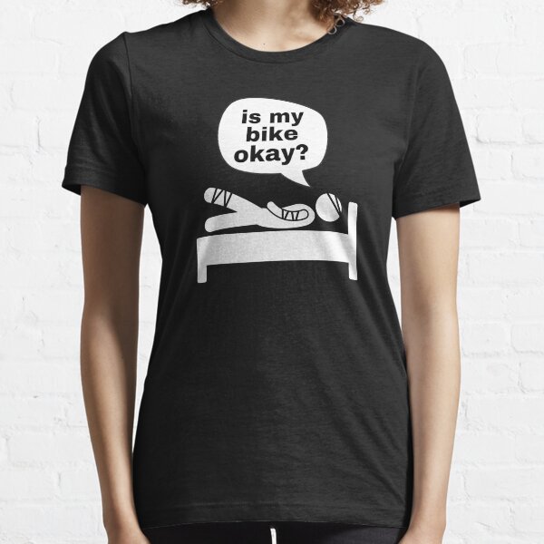 Item preview, Funny Is My Bike Okay? Cool Helmet Bike Quotes designed and sold by Schka.