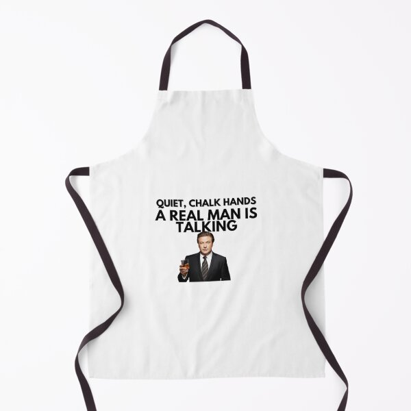 Item preview, 30 Rock - Jack Donaghy: Quiet, chalk hands, a real man is talking designed and sold by LeoSpaceman.