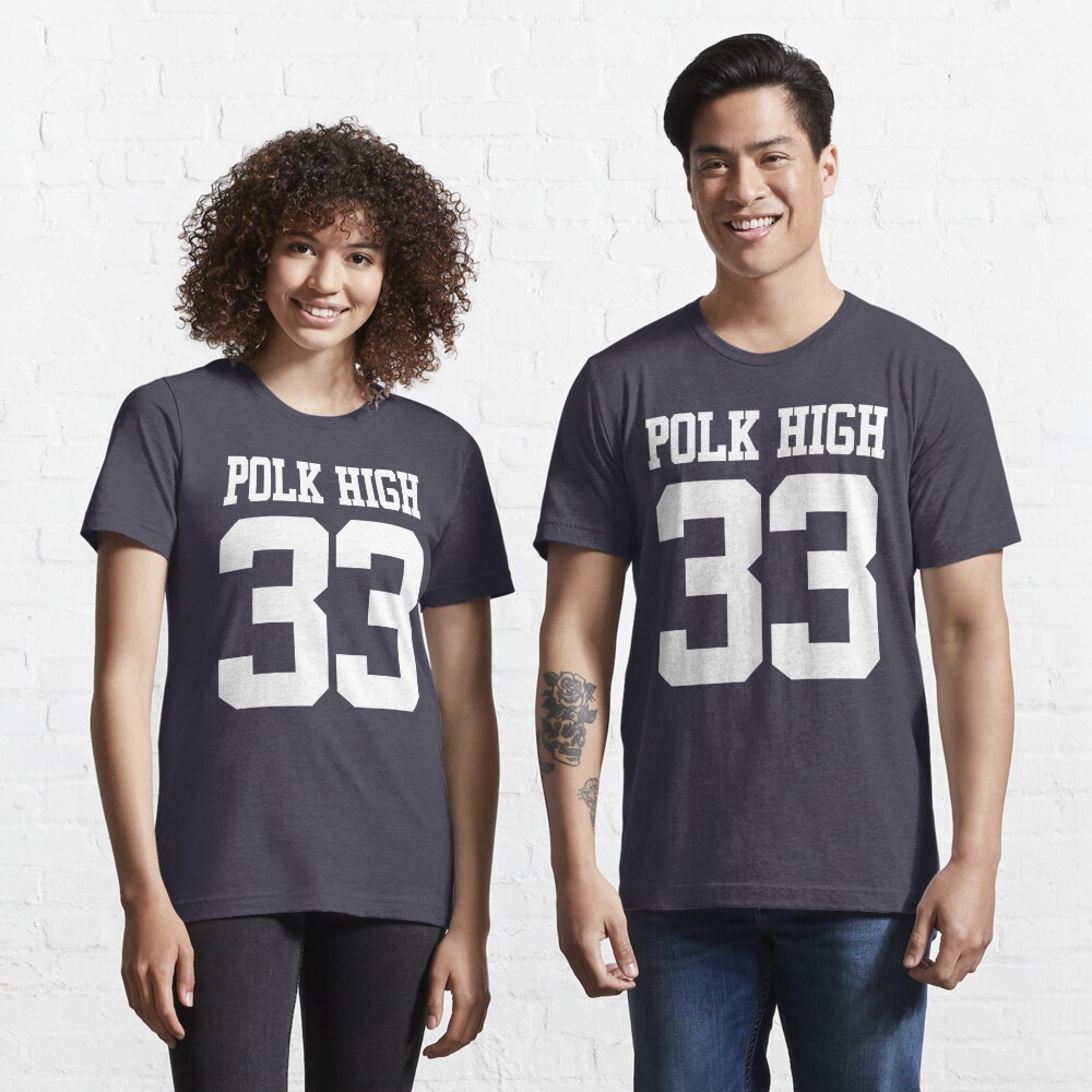  Polk High Football Jersey 33 Bundy No Maam - Front & Back  Pullover Hoodie : Clothing, Shoes & Jewelry