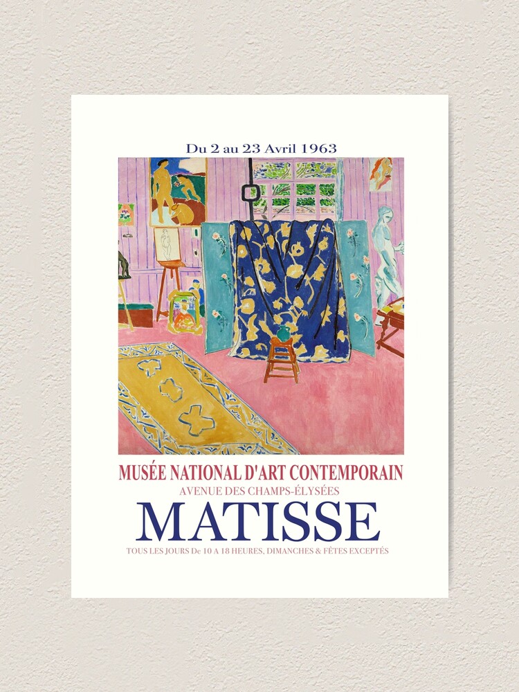 Henri Matisse - The Pink Studio - Exhibition art 