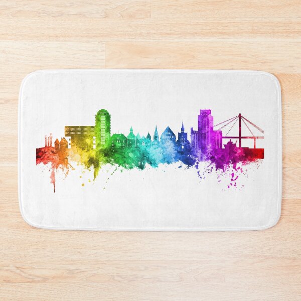 Item preview, Stavanger Norway Skyline designed and sold by ArtPrints.