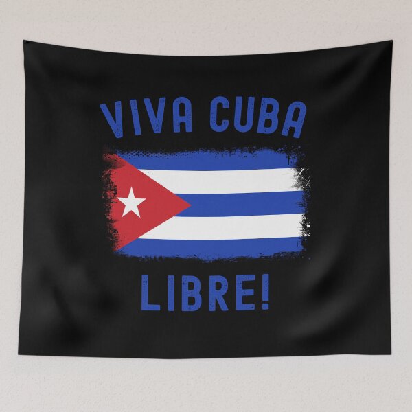 Item preview, Viva Cuba Libre Cuban Freedom Flag  designed and sold by ExpressWayFour.