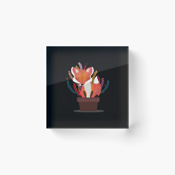 Item preview, Fox in the pot  designed and sold by vidyaclary.