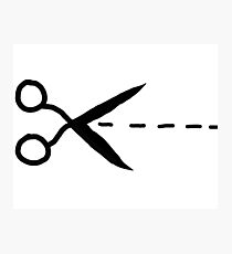 Scissors! Photographic Print