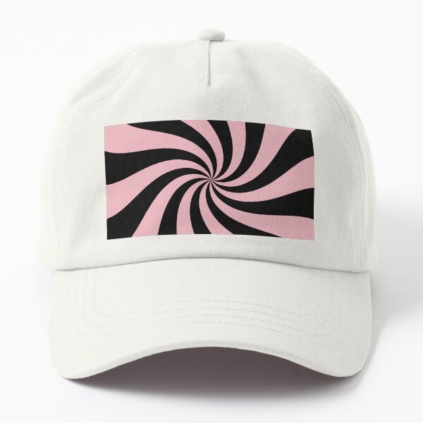 Black and Pink candy Dad Hat