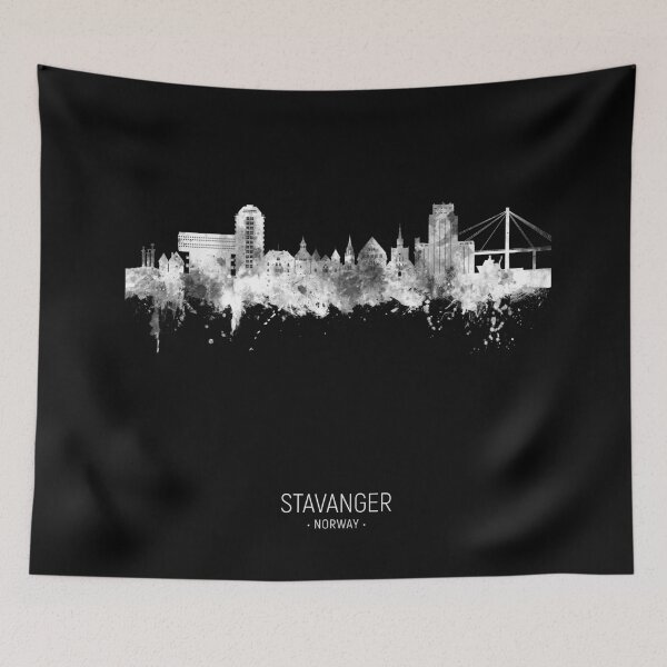 Item preview, Stavanger Norway Skyline designed and sold by ArtPrints.