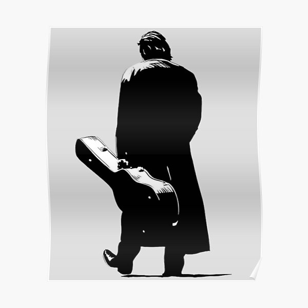 Johnny Cash Silhouette FanArt Poster