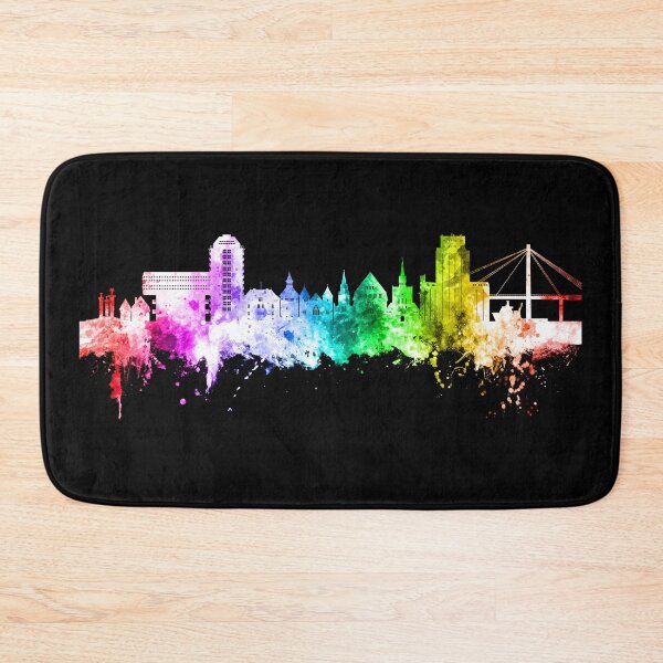 Item preview, Stavanger Norway Skyline designed and sold by ArtPrints.