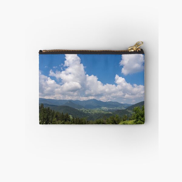 Item preview, Big Sky Country - Distant Village and Fab Clouds in the Rhodope Mountains designed and sold by Georgia Mizuleva.