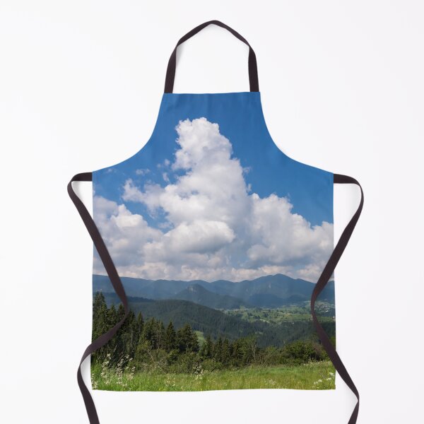 Item preview, Big Sky Country - Distant Village and Fab Clouds in the Rhodope Mountains designed and sold by Georgia Mizuleva.