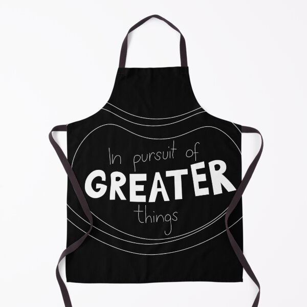 Item preview, Greater Things White Outline Text Art designed and sold by lineartdesigns.