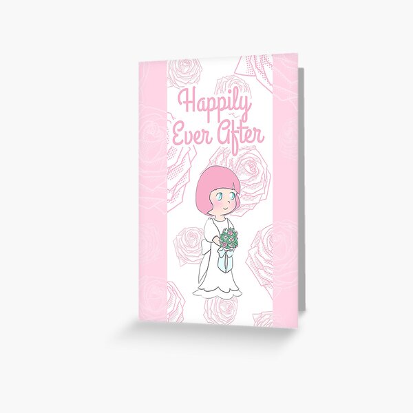 Happily Ever After (Pink) Greeting Card