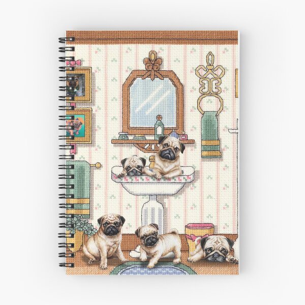 Item preview, Adorable Pugs Taking A Bath designed and sold by Clitus.