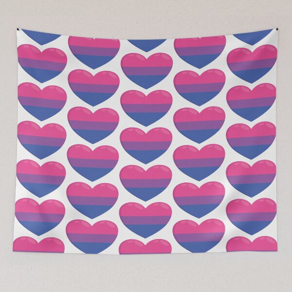 Item preview, Bisexual heart designed and sold by The crow's nest.