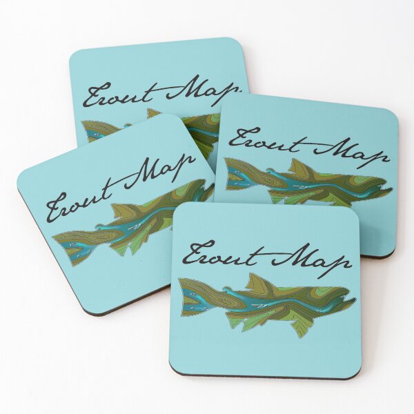 Item preview, Trout Map designed and sold by MikaelJenei.