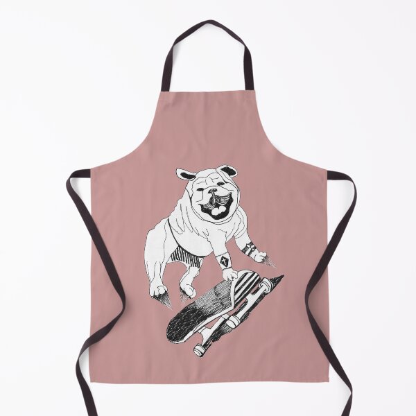 Item preview, Skateboarding Bulldog Drawing color3 designed and sold by Mimi Huang.