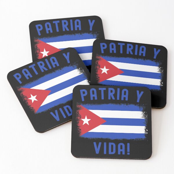 Item preview, Patria y Vida! Cuban Freedom Flag  designed and sold by ExpressWayFour.