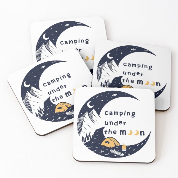 Item preview, camping under the moon designed and sold by Queengood.