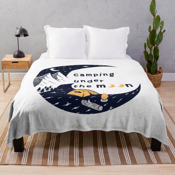 Item preview, camping under the moon designed and sold by Queengood.