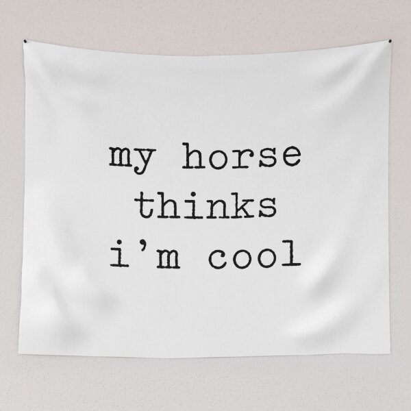 Item preview, My HorseThinks I'm Cool designed and sold by VintagePathway.
