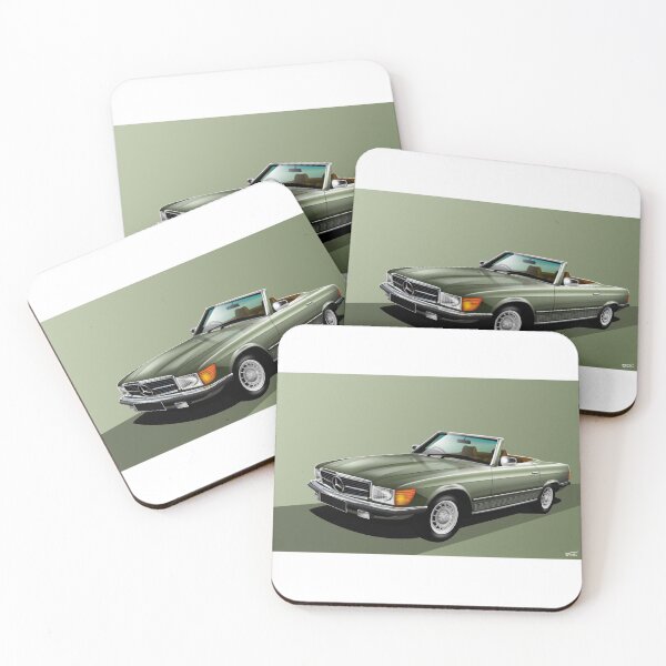 Item preview, MB R107 380SL Illustration designed and sold by RJWautographics.