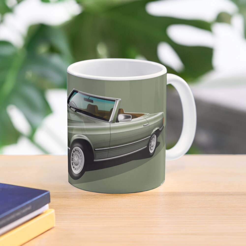 Vintage Mercedes Benz Advertising Poster Mug