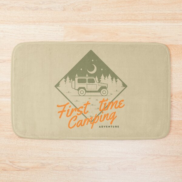 Item preview, First Time Camping designed and sold by JooArtPrints  ★★★★★.
