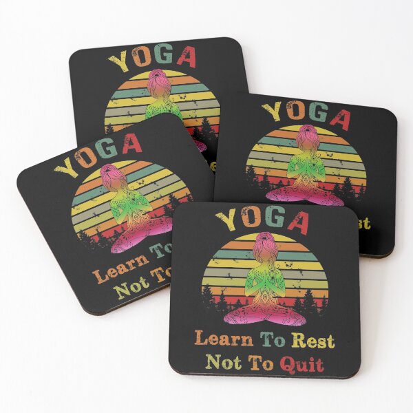 Item preview, Yoga learn to rest not to quit vintage designed and sold by NaNaSt.