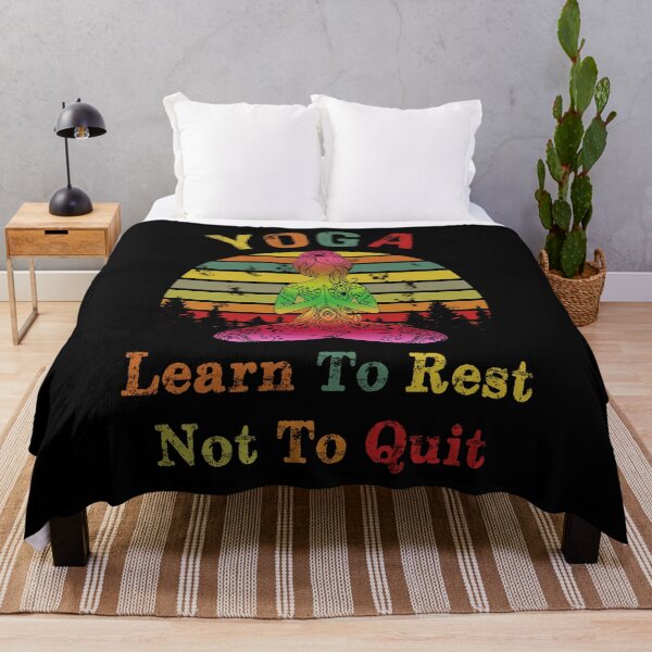 Item preview, Yoga learn to rest not to quit vintage designed and sold by NaNaSt.