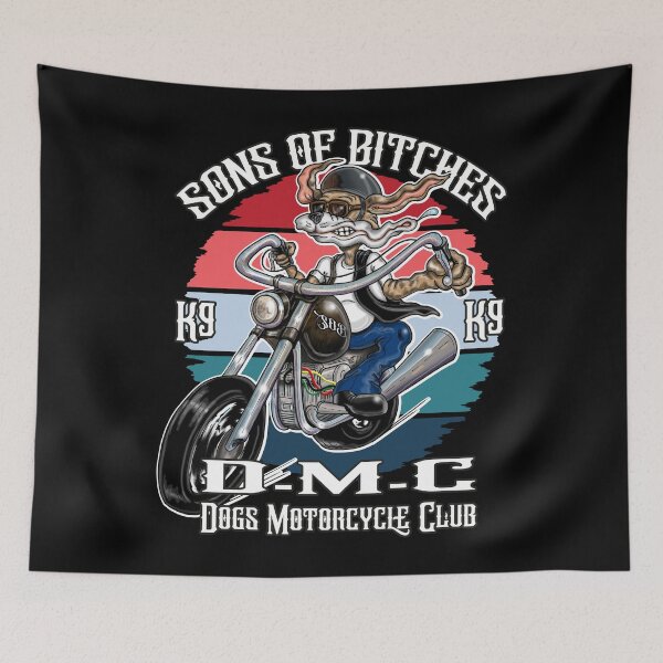 Item preview, Dog On Motorcycle Funny Bikers Chopper designed and sold by Status71.