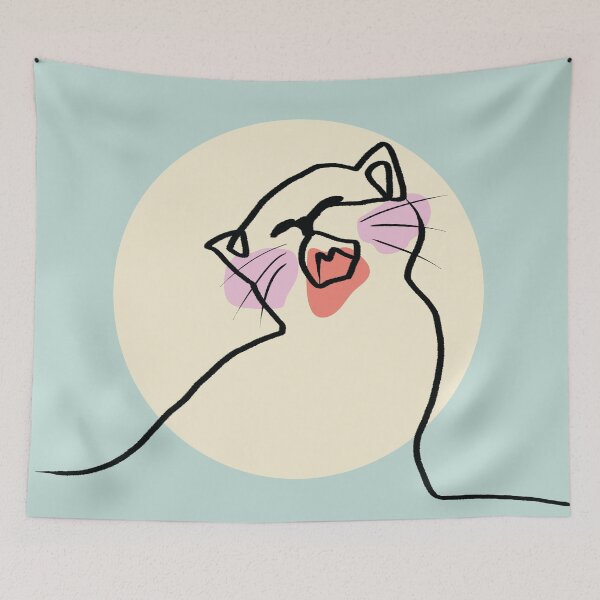 Item preview, Best Days Are Meow Days Digital Line Art Design designed and sold by shesandesu.
