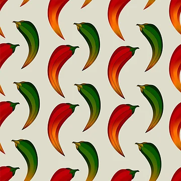 Artwork thumbnail,  hot pepper pattern by RJuliya