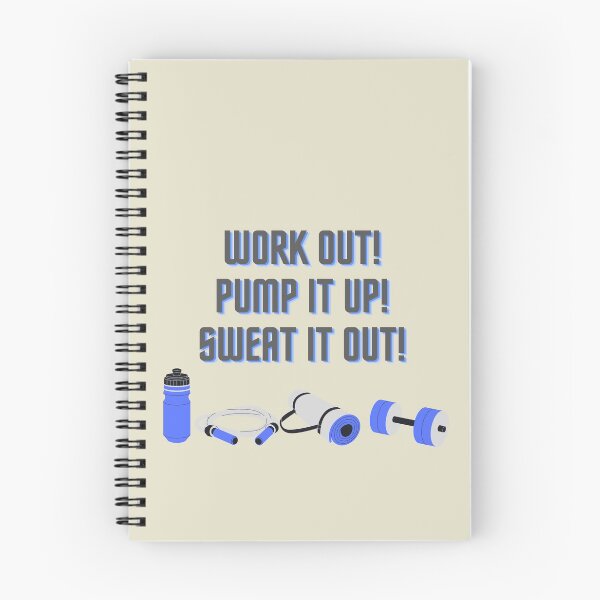 Item preview, Work Out! Pump It Up! Sweat it Out! designed and sold by POSITIVE4EVA.