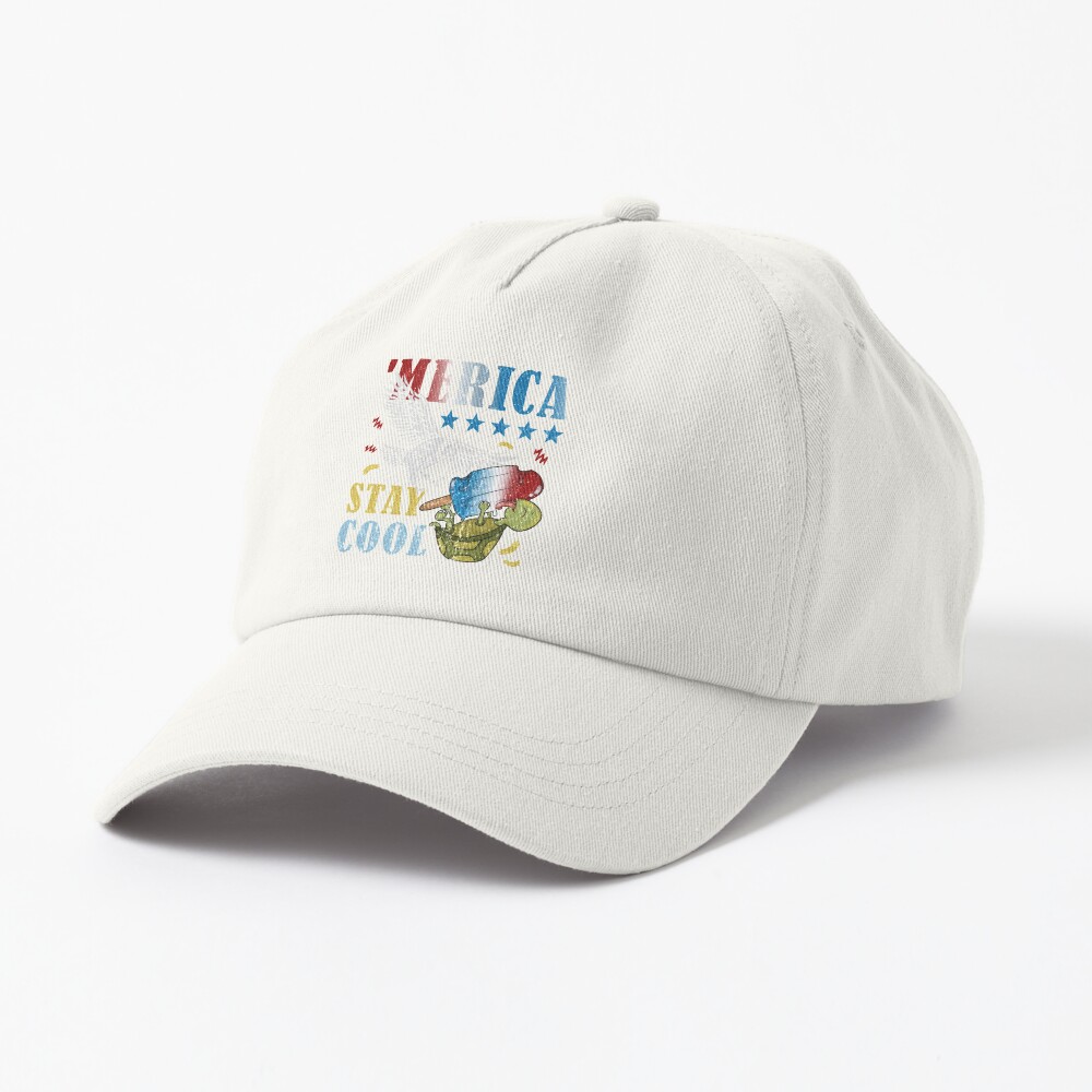 Merica Funny Eagle and Turtle Stay Cool Popsicle Cap
