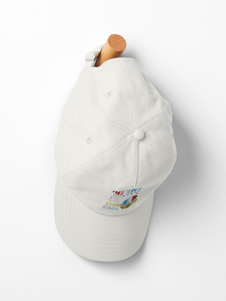 Alternate view of Merica Funny Eagle and Turtle Stay Cool Popsicle Cap