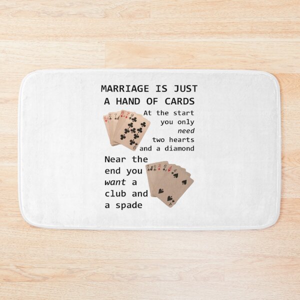 Item preview, Marriage Is Just A Hand Of Cards designed and sold by taiche.