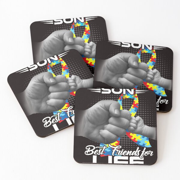 Item preview, Autism Dad Father and Son Best Friends for Life Autism designed and sold by MichaelAgree.