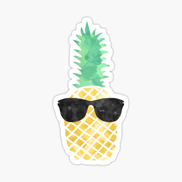 Sunglasses Pineapple Sticker