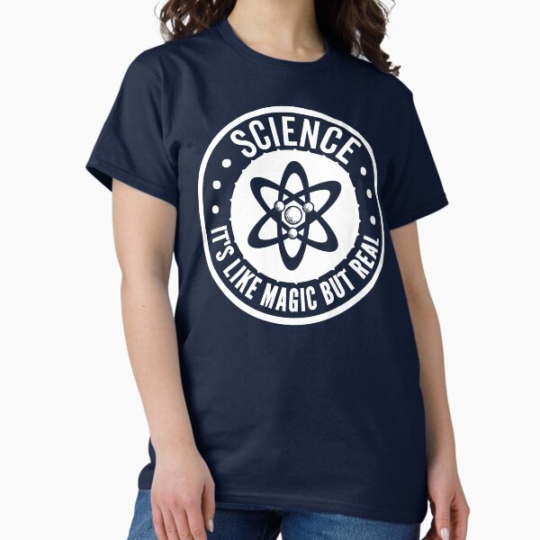Vista previa del artículo con la obra «CIENCIA Es como magia, pero real», diseñado y vendido por Limatees.