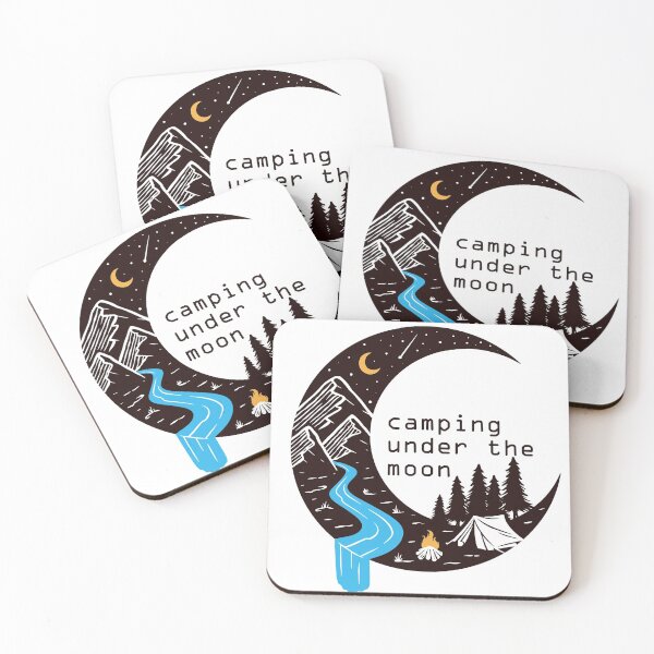 Item preview,  camping under the moon designed and sold by Queengood.