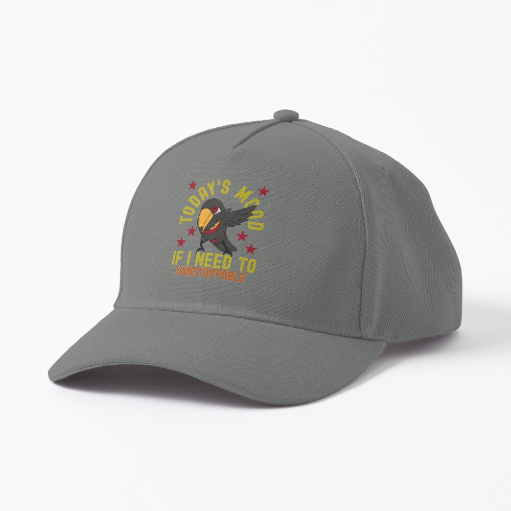 Today Mood Dabbing Parrot Unstoppable Hashtag Cap