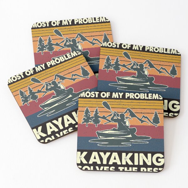 Item preview, Dogs Solve Most Of My Problems Kayaking Solves The Rest designed and sold by MichaelAgree.