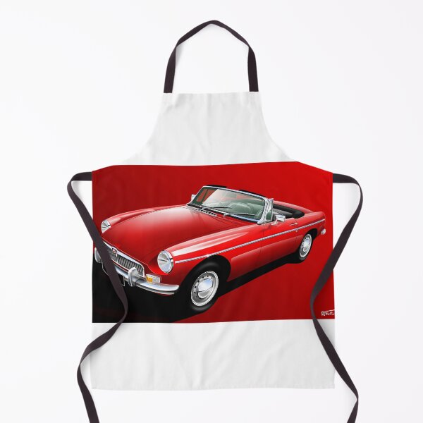 Artikelvorschau, MG B Roadster Illustration entworfen und verkauft von RJWautographics.
